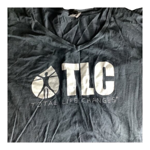 Total Life Changes Black Womens T-Shirt 2XL 100% Cotton Lightweight Anvil Brand - Picture 5 of 15